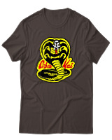 T-Shirt Αντρικό - Cobra Kai - Color Thumbnail Καφέ