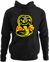 Φούτερ με κουκούλα - Cobra Kai - Color Thumbnail Μαύρο