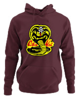 Φούτερ με κουκούλα - Cobra Kai - Color Thumbnail Marron