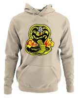 Φούτερ με κουκούλα - Cobra Kai - Color Thumbnail Μπέζ