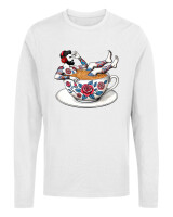 Μακρυμάνικο Μακό - Coffee Cup - Color Thumbnail 'Ασπρο