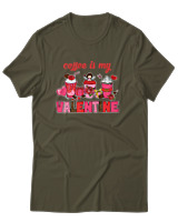 T-Shirt Αντρικό - Coffee Is My Valentine - Color Thumbnail Χακί