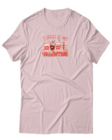 T-Shirt Αντρικό - Coffee Is My Valentine - Color Thumbnail Απαλό Ροζ