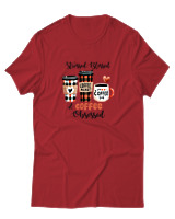 T-Shirt  Γυναικείο - Coffee Obsessed - Color Thumbnail Κόκκινο