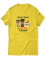 T-Shirt  Γυναικείο - Coffee Obsessed - Color Thumbnail Κίτρινο Χρυσό