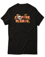 T-Shirt Αντρικό - Coffee Please - Color Thumbnail Μαύρο