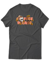 T-Shirt Αντρικό - Coffee Please - Color Thumbnail Ανθρακί