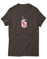 T-Shirt Αντρικό - Coke Slut - Color Thumbnail Καφέ