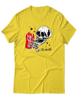 T-Shirt Αντρικό - Coke Till Death - Color Thumbnail Χρυσό Κίτρινο