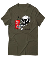 T-Shirt Αντρικό - Coke Till Death - Color Thumbnail Χακί