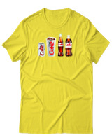 T-Shirt Αντρικό - Cola Evolution - Color Thumbnail Κίτρινο