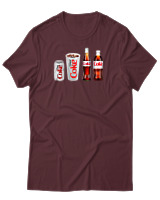 T-Shirt Αντρικό - Cola Evolution - Color Thumbnail Μπορντό