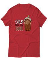 T-Shirt Αντρικό - Cold Like My Soul - Color Thumbnail Κόκκινο