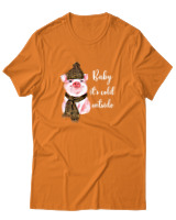 T-Shirt Αντρικό - Cold Outside - Color Thumbnail Πορτοκαλί