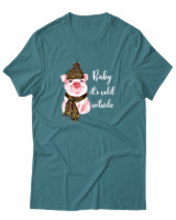 T-Shirt Αντρικό - Cold Outside - Color Thumbnail Μπλε Πράσινο