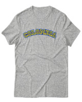 T-Shirt Unisex - Colombia - Color Thumbnail Γκρι Μελανζέ