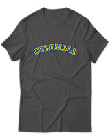 T-Shirt Unisex - Colombia - Color Thumbnail Ανθρακί