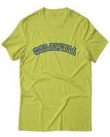 T-Shirt Unisex - Colombia - Color Thumbnail Λαχανί
