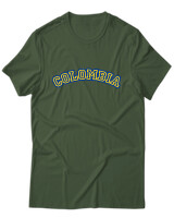 T-Shirt Unisex - Colombia - Color Thumbnail Κυπαρισσί