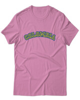 T-Shirt Unisex - Colombia - Color Thumbnail Ροζ