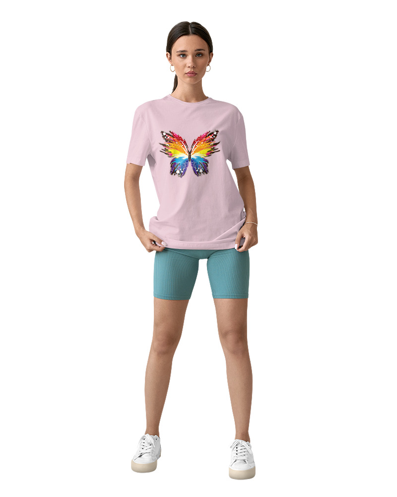 T-Shirt Classic - Color Splash Butterfly - Image 2