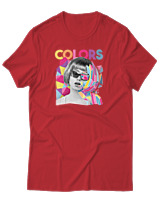 T-Shirt Αντρικό - Colors - Color Thumbnail Κόκκινο