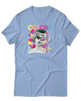 T-Shirt Αντρικό - Colors - Color Thumbnail Γαλάζιο