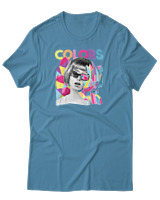 T-Shirt Αντρικό - Colors - Color Thumbnail Τιρκουάζ