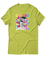 T-Shirt Αντρικό - Colors - Color Thumbnail Λαχανί