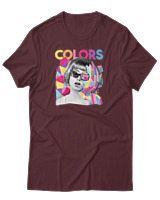 T-Shirt Αντρικό - Colors - Color Thumbnail Μπορντό