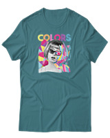 T-Shirt Αντρικό - Colors - Color Thumbnail Μπλε Πράσινο
