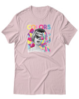 T-Shirt Αντρικό - Colors - Color Thumbnail Απαλό Ροζ