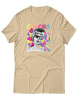 T-Shirt Αντρικό - Colors - Color Thumbnail Μπεζ