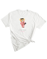 T-Shirt Woman Fashion Γυναικείο - Confident - Color Thumbnail WHITE