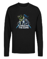Μακρυμάνικο Μακό Αντρικό - Conquer The Game - Color Thumbnail Μαύρο