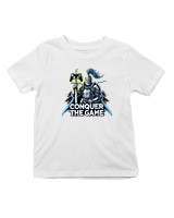 T-Shirt  Παιδικό - Conquer The Game - Color Thumbnail 'Ασπρο