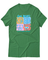 T-Shirt Αντρικό - Cool Bears - Color Thumbnail Πράσινο