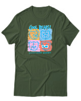 T-Shirt Αντρικό - Cool Bears - Color Thumbnail Κυπαρισσί