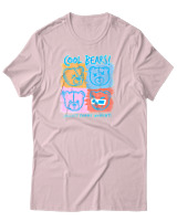 T-Shirt Αντρικό - Cool Bears - Color Thumbnail Απαλό Ροζ