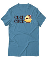 T-Shirt Αντρικό - Cool Chick - Color Thumbnail Τιρκουάζ