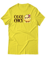 T-Shirt Αντρικό - Cool Chick - Color Thumbnail Κίτρινο