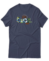 T-Shirt Αντρικό - Cool Dad - Color Thumbnail Μπλε Γκρι