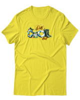T-Shirt Αντρικό - Cool Dad - Color Thumbnail Κίτρινο
