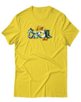 T-Shirt Αντρικό - Cool Dad - Color Thumbnail Χρυσό Κίτρινο