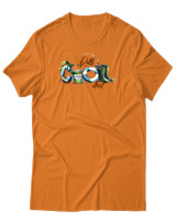 T-Shirt Αντρικό - Cool Dad - Color Thumbnail Πορτοκαλί