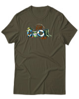 T-Shirt Αντρικό - Cool Dad - Color Thumbnail Χακί