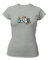 T-Shirt Στενή Γραμμή Γυναικείο - Cool Dad - Color Thumbnail Γκρι Μελανζέ
