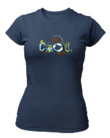 T-Shirt Στενή Γραμμή Γυναικείο - Cool Dad - Color Thumbnail Σκούρο Μπλε