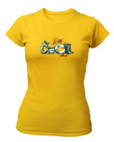 T-Shirt Στενή Γραμμή Γυναικείο - Cool Dad - Color Thumbnail Χρυσό Κίτρινο