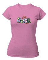 T-Shirt Στενή Γραμμή Γυναικείο - Cool Dad - Color Thumbnail Ροζ